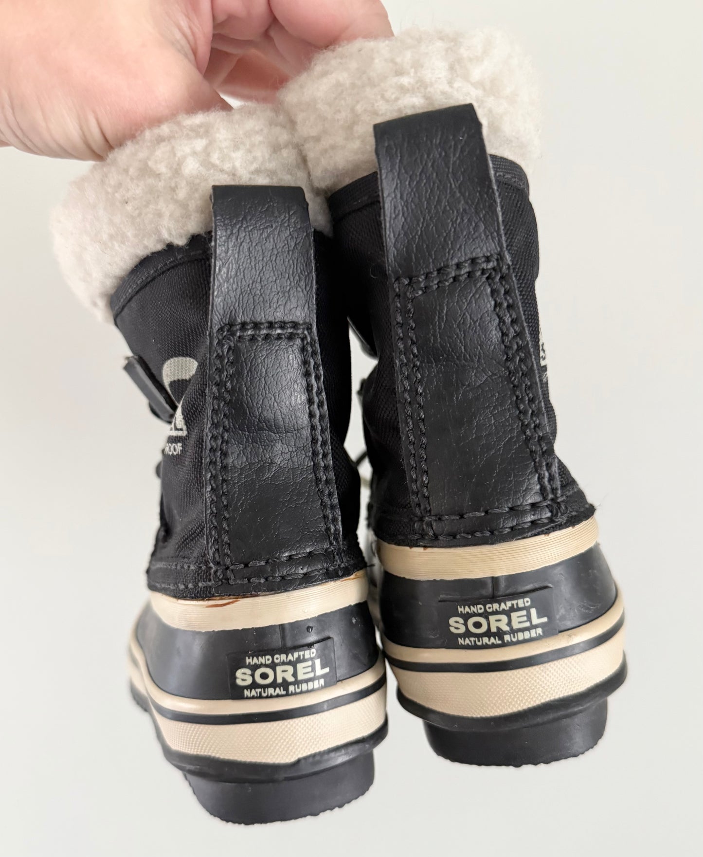 Sorel Yoot Pac Black Nylon Winter Boots (8)