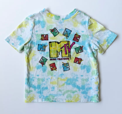 MTV Yellow & Blue Tie Dye T-Shirt (2T)