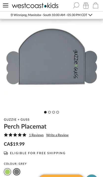 Guzzie + Guss Perch Chair (Black Frame) in Raven & Accessories