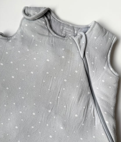 Gunamuna Grey & White Polkadot Sleep Sack (3-9 Months)