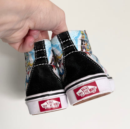 Vans x Sailor Moon Black & White High Top Lace Up Sneakers (11)