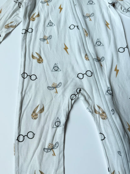 Kyte x Harry Potter Icon Zipper Footie Sleeper (12-18 Months)