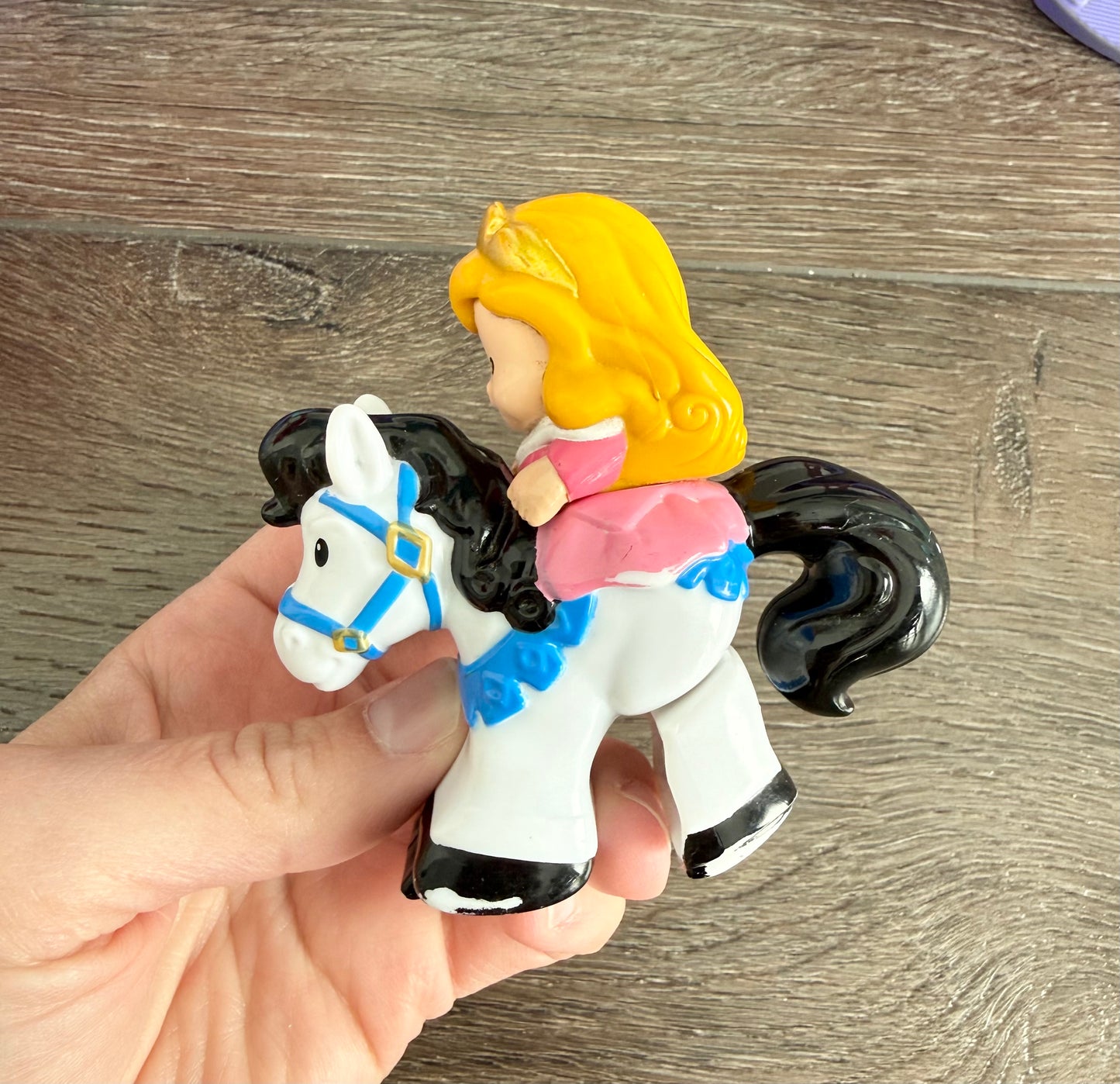 Fisher-Price Little People Disney Princess Klip Klop Castle & Aurora Horse #2
