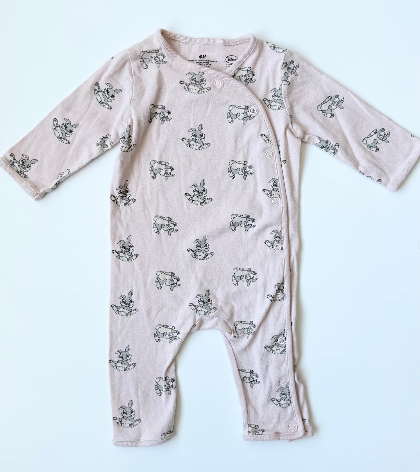 H&M x Disney Pink Thumper Snap Romper (4-6 Months)