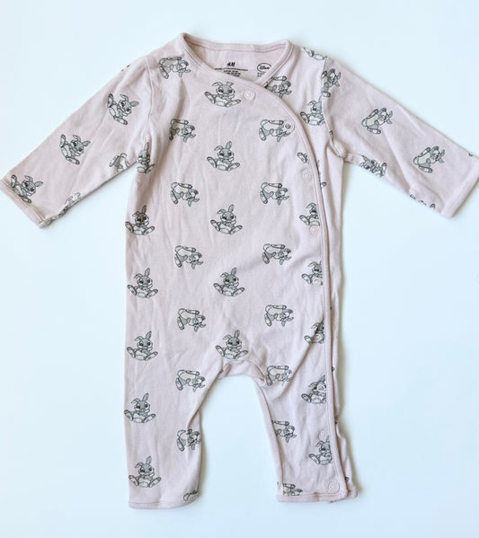 H&M x Disney Pink Thumper Snap Romper (4-6 Months)