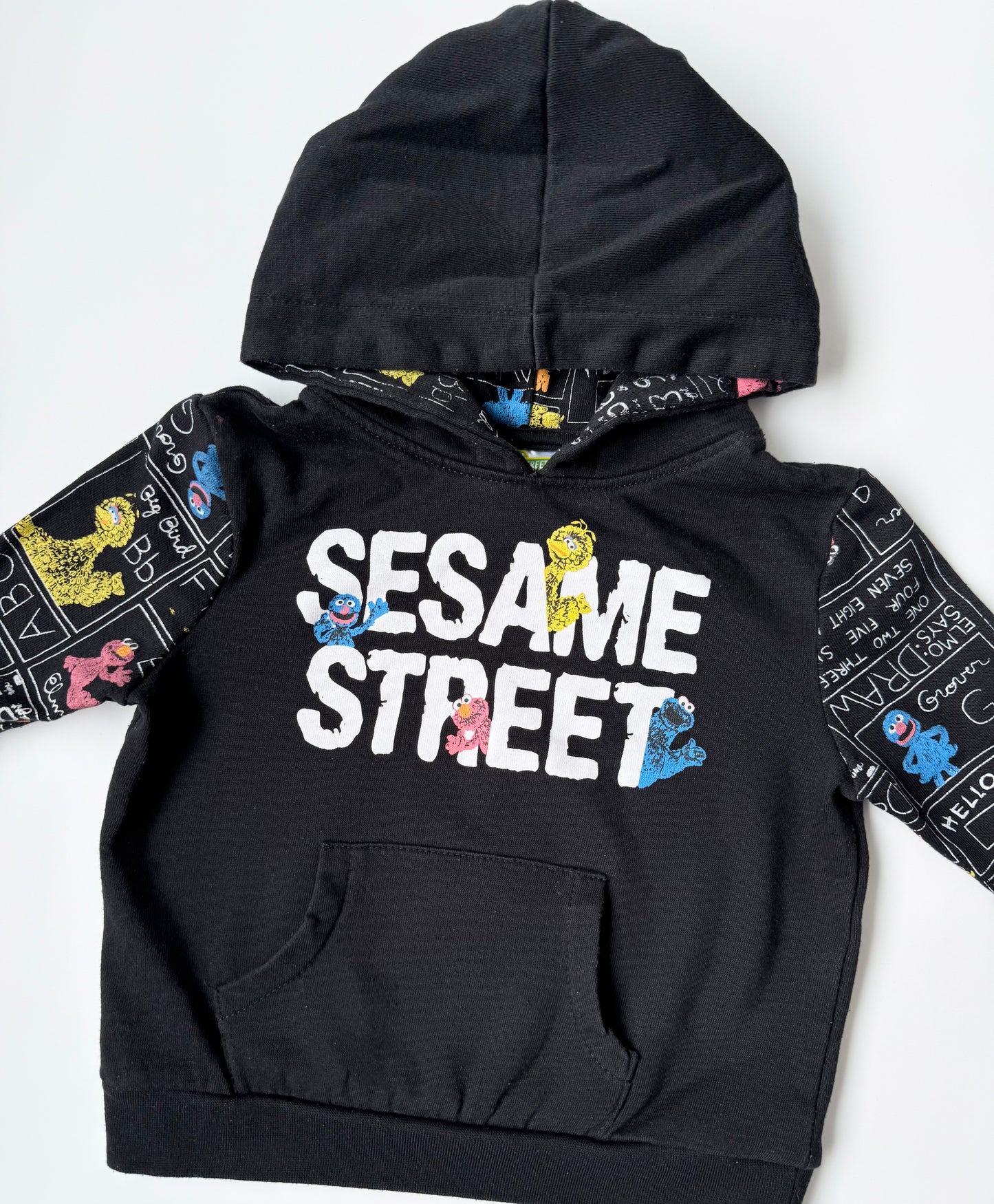 Sesame Street Black Characters Hoodie (2T)