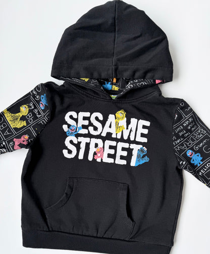 Sesame Street Black Characters Hoodie (2T)