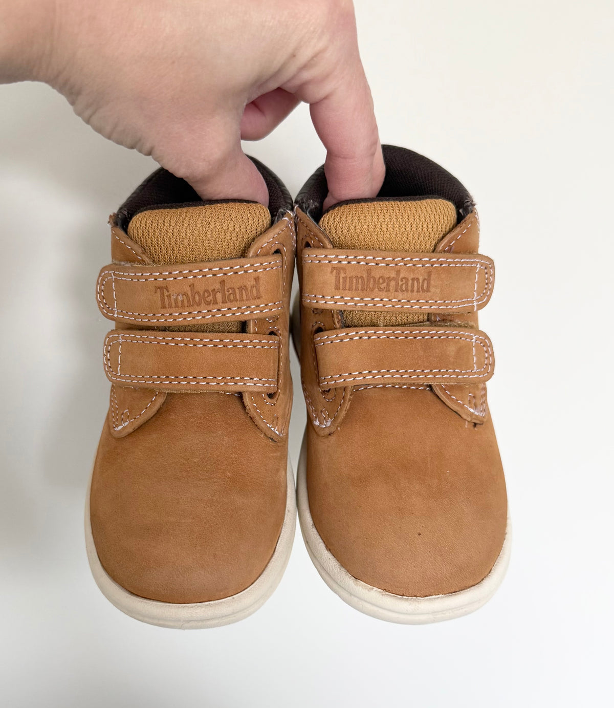 Timberland Light Brown Velcro High Top Track Boot (6)