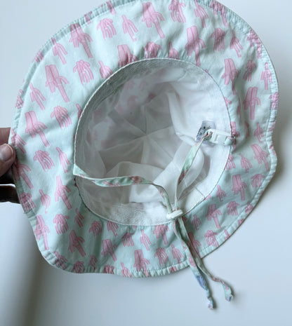 Jan & Jul Light Blue & Pink Cactus Sun Hat (6-24 Months)