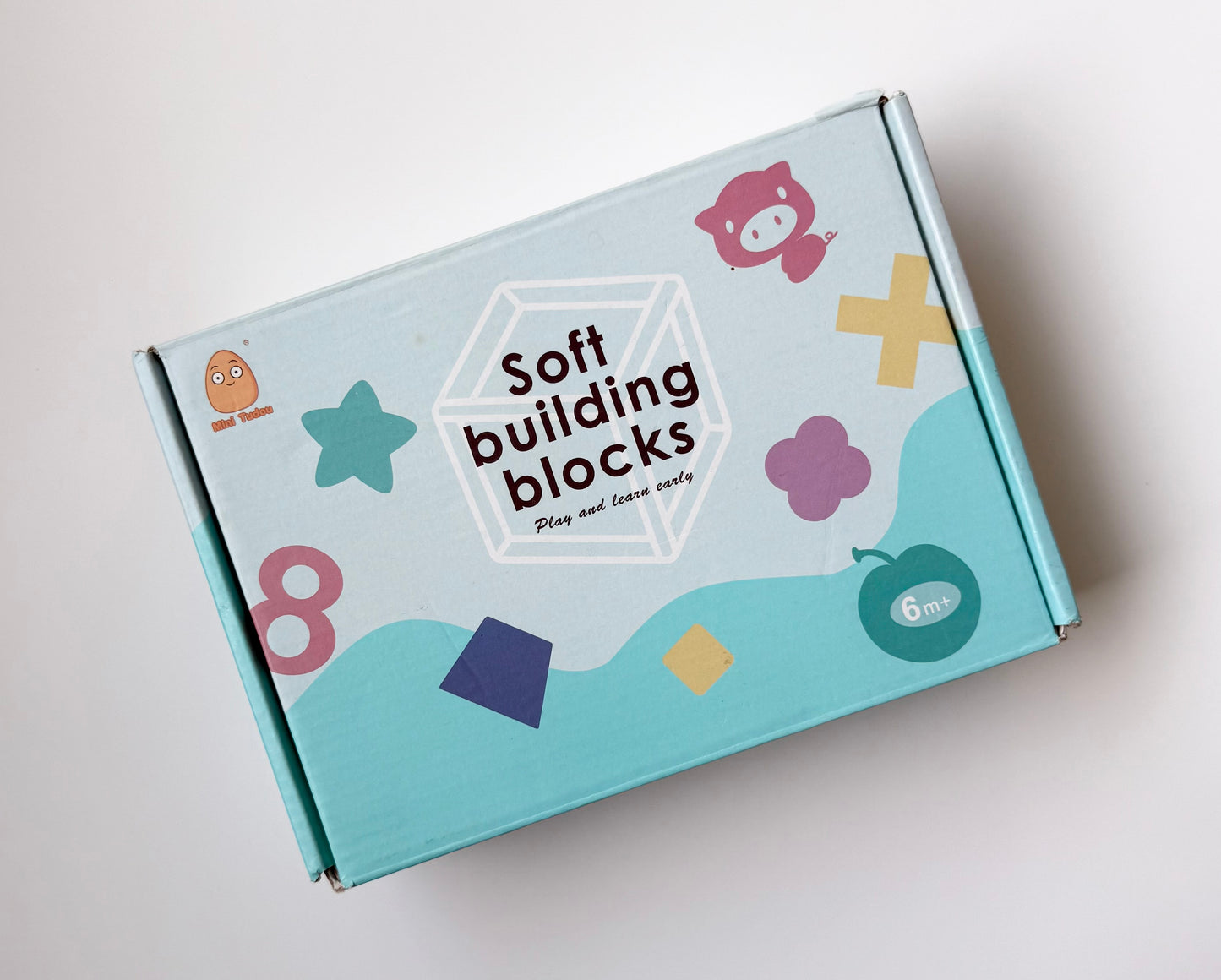 Mini Tudou Soft Building Blocks - Colorful Pastels