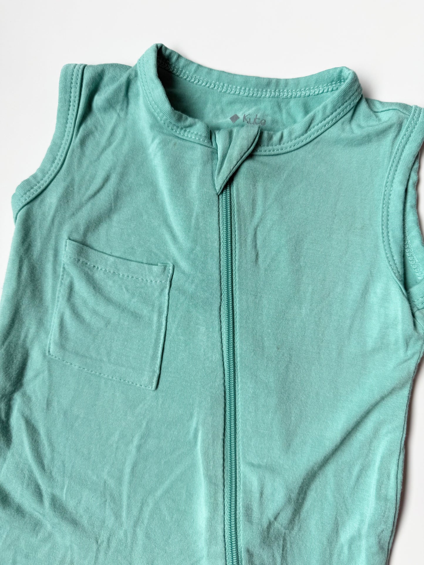 Kyte Jade Sleeveless Zipper Romper (3-6 Months)