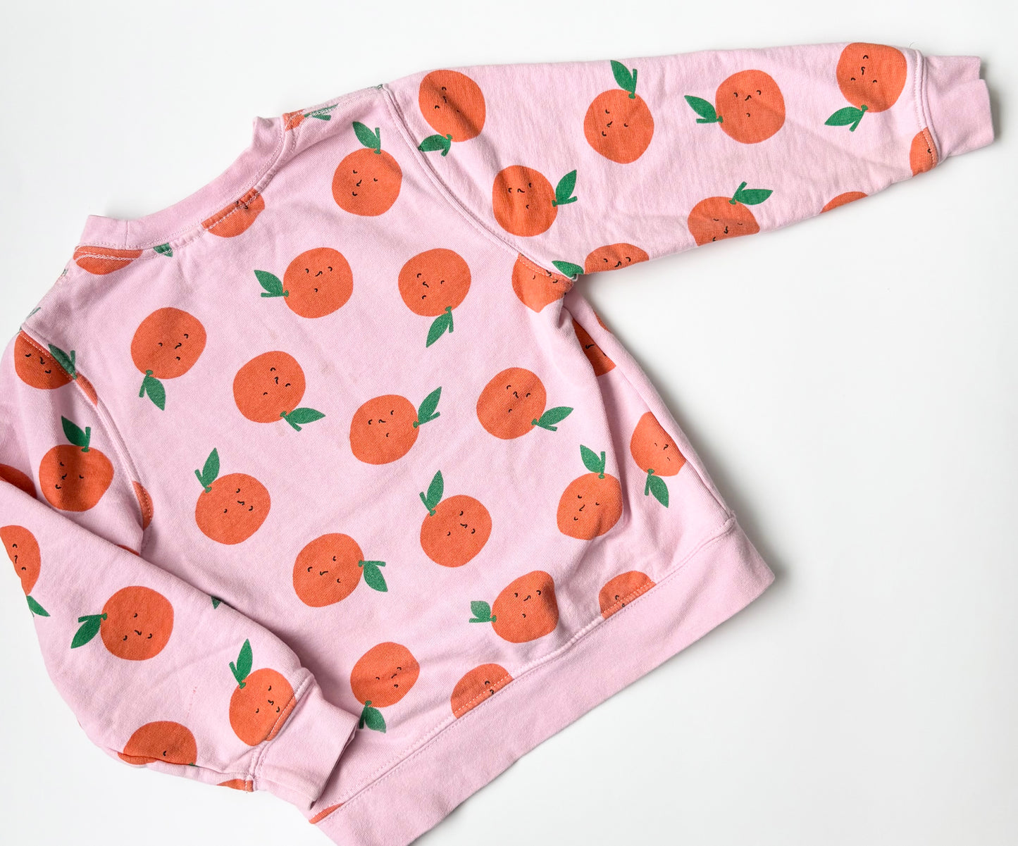 Hanna Andersson Pink Oranges Sweater (5 Years)