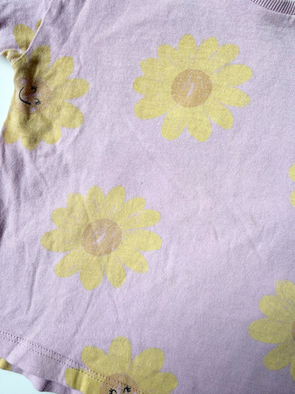 Zara Pink & Yellow Flowers T-Shirt (12-18 Months)