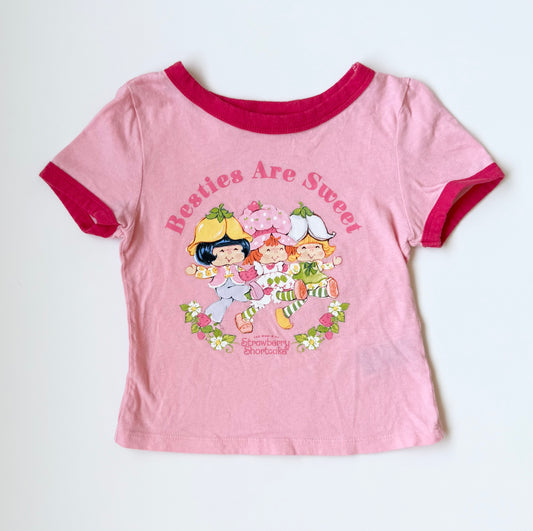 Old Navy Pink Strawberry Shortcake T-Shirt (6-7 Years)