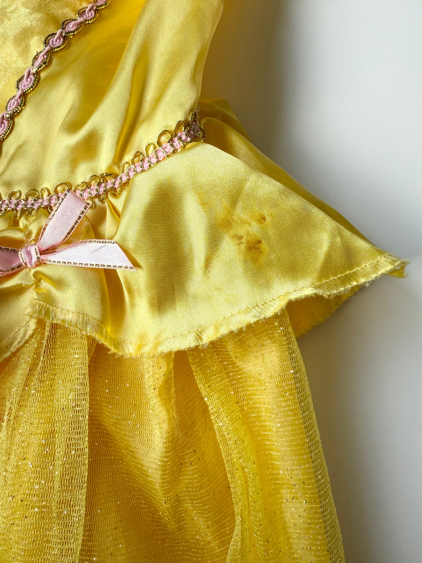 Disney Princess Yellow Belle Dress (3/4T)