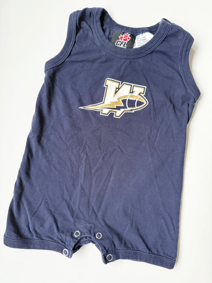 Winnipeg Blue Bombers Reebok Navy Football Romper (6-9 Months)