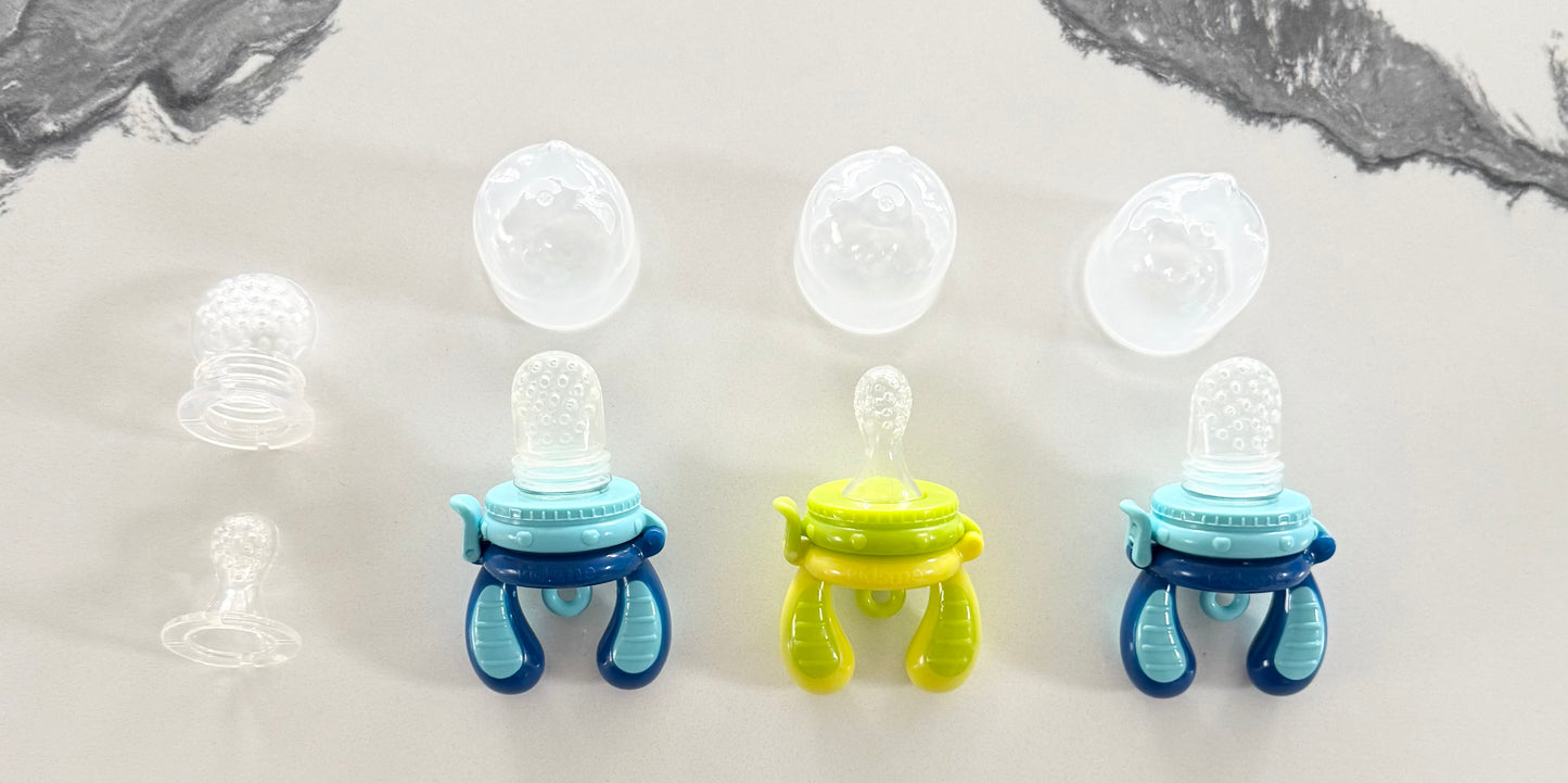 Kidsme Food Feeders - Aqua & Lime