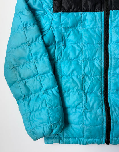 The North Face Thermoball Light Blue & Black Quilted Jacket (5 Years)