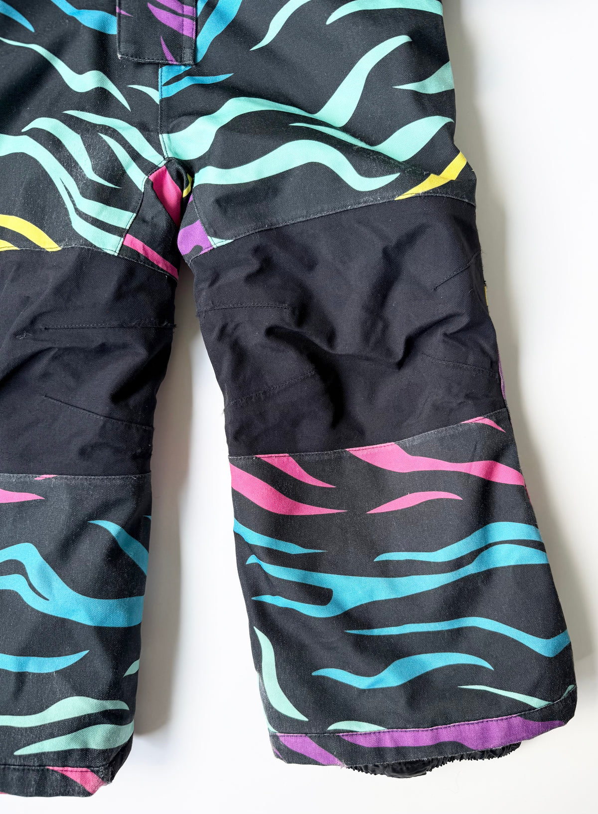 Burton Black & Colorful Stripes One Piece Snowsuit (2 Years)