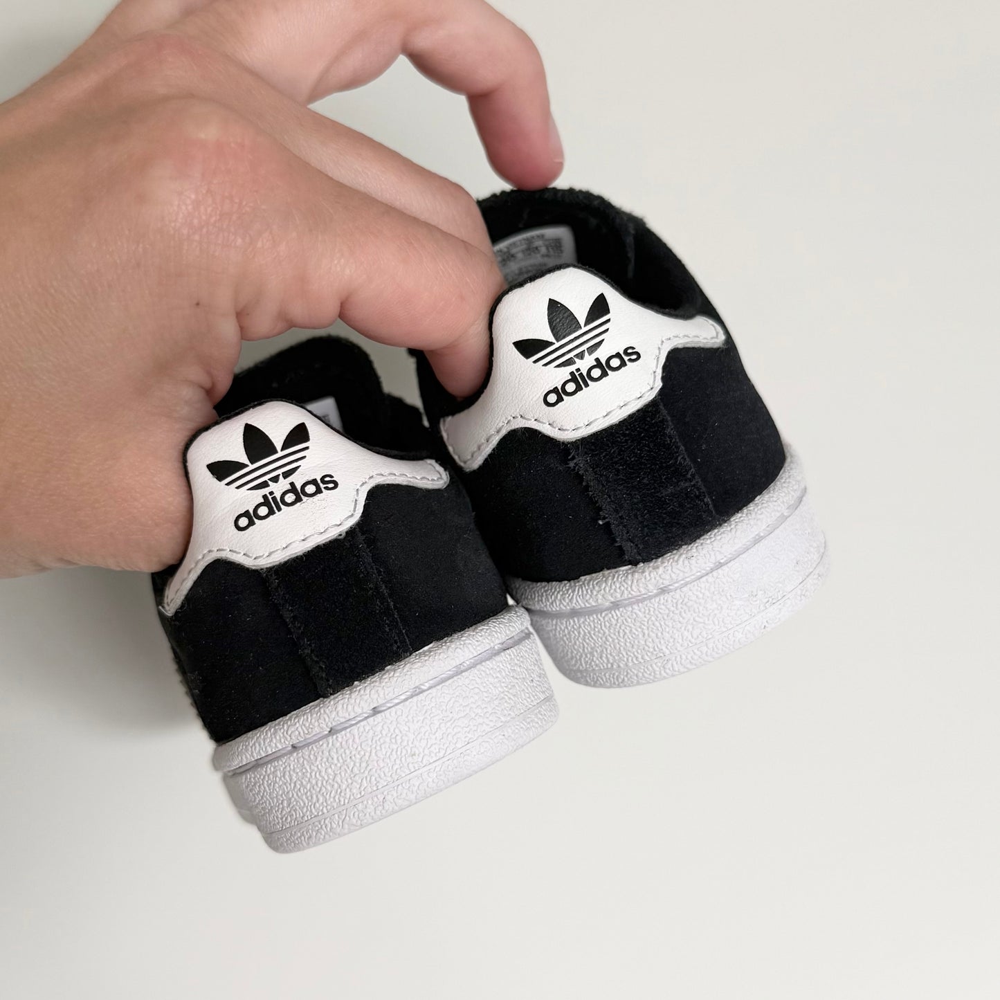Adidas Originals Campus 00s Black & White Suede Stretch Lace Sneakers (5)