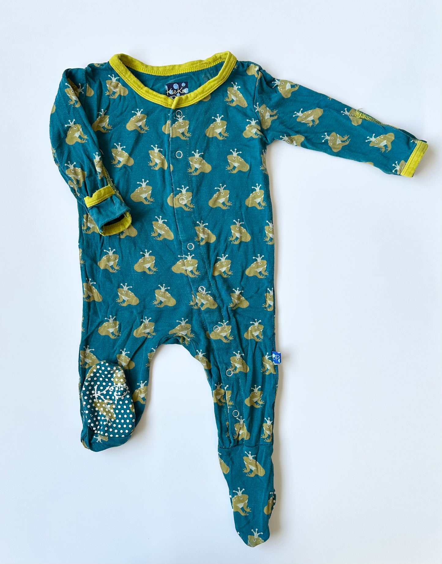 Kickee Pants Frog Prince Snap Sleeper (3-6 Months)