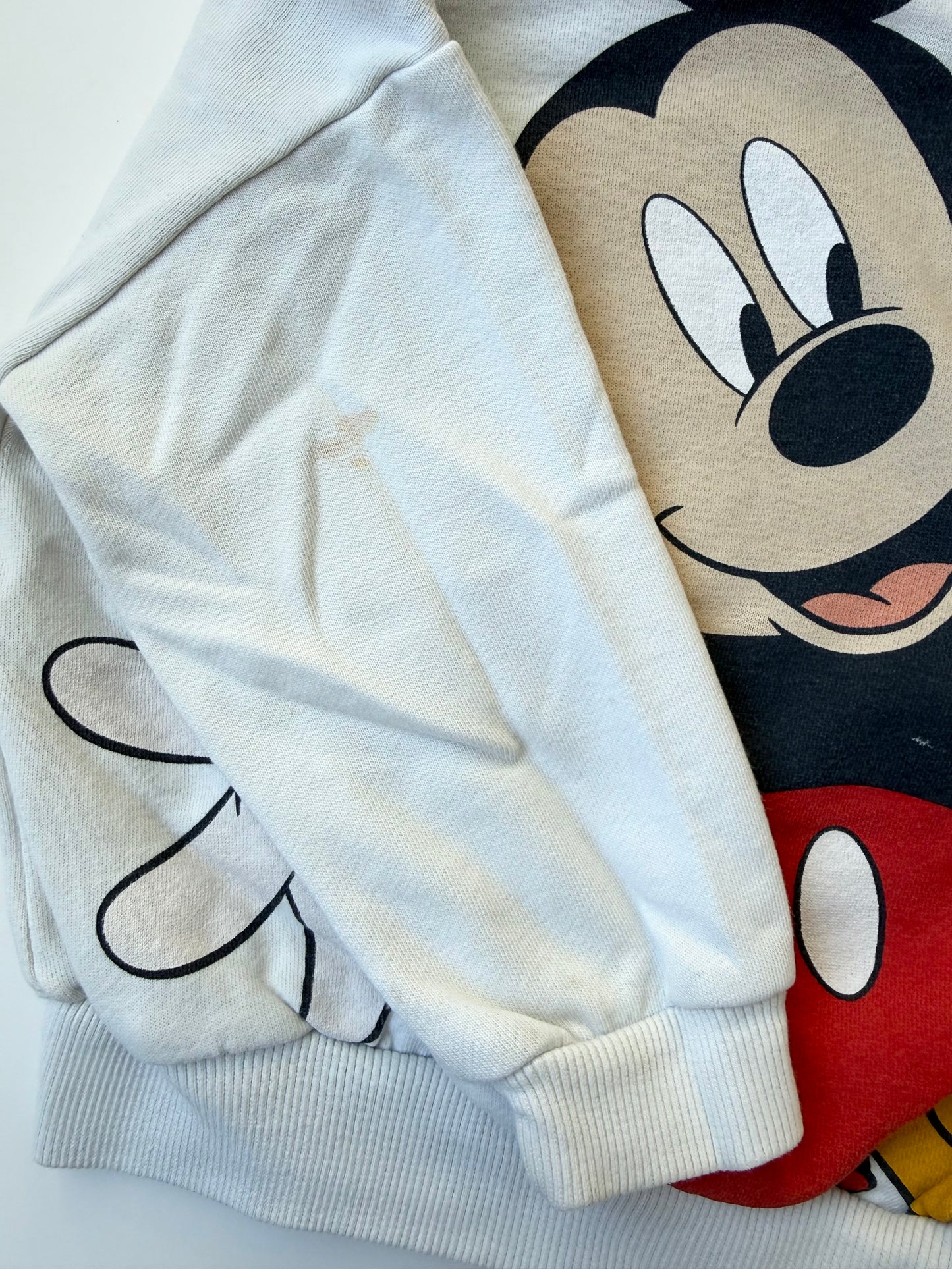 Zara x Disney Mickey Mouse White & Grey Sweater & Pants Set (2-3 Years)
