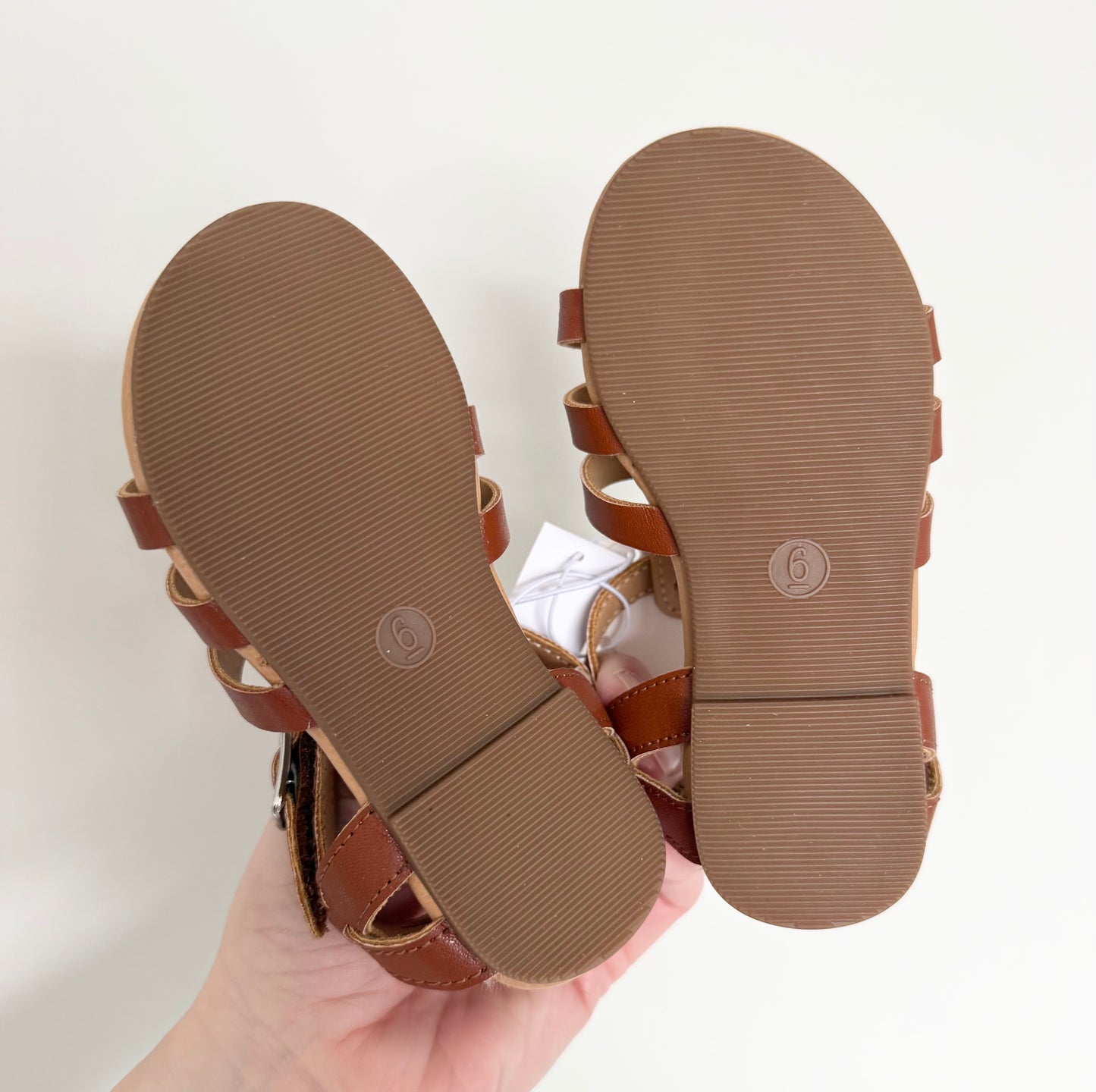 Baby Gap Light Brown Strap Sandals (6)
