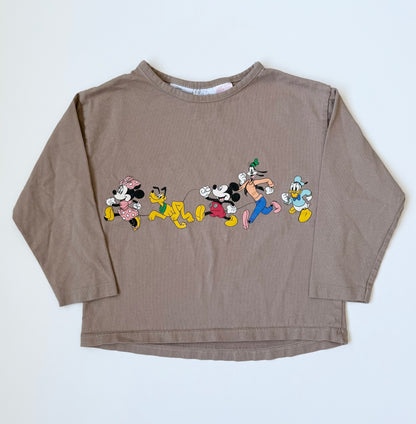 Zara Disney Light Brown Characters Long Sleeve (2-3 Years)