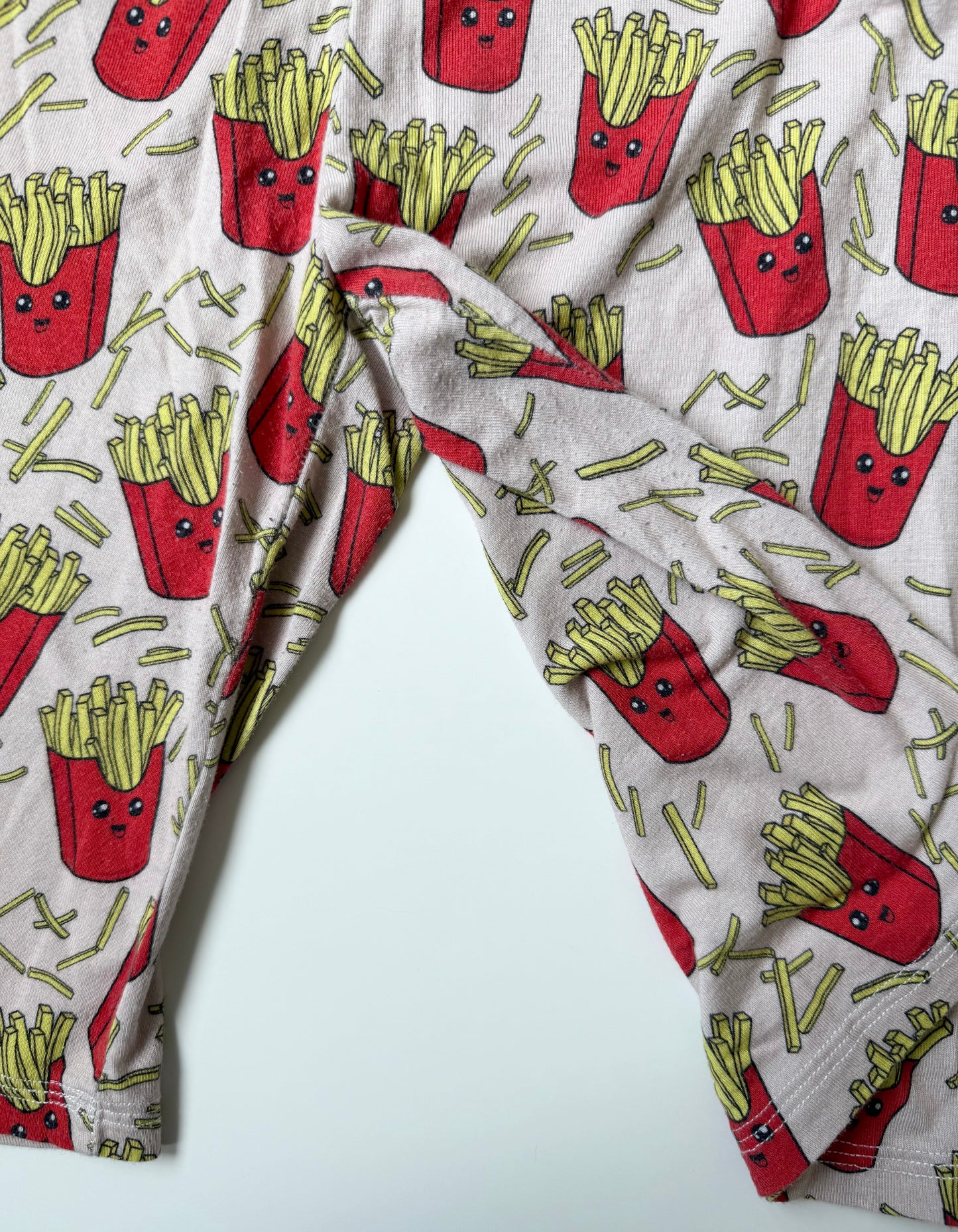 Little Lovies Closet French Fries Baggy Longer Shorts (7/8 Years)
