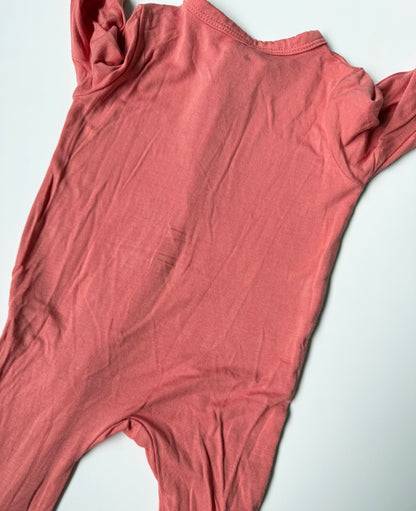 Kyte Melon Zipper Romper (3-6 Months)