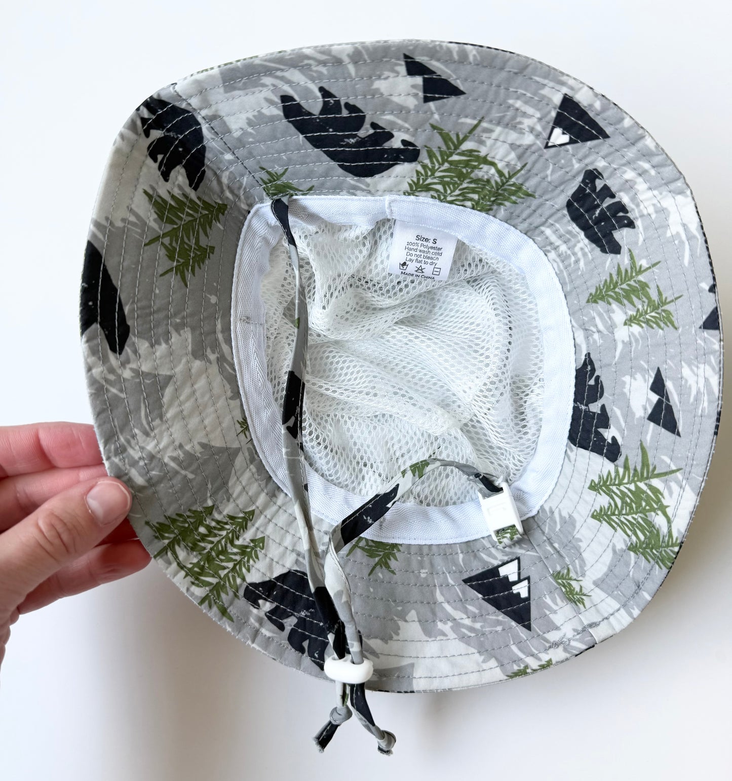 Jan & Jul Grey Bears Sun Hat (0-6 Months)