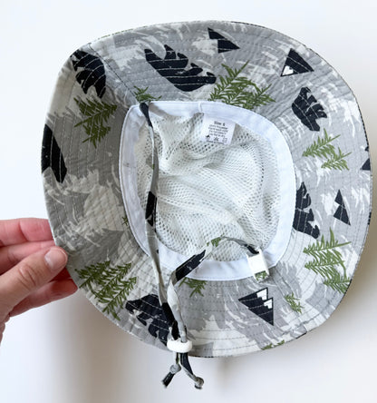 Jan & Jul Grey Bears Sun Hat (0-6 Months)