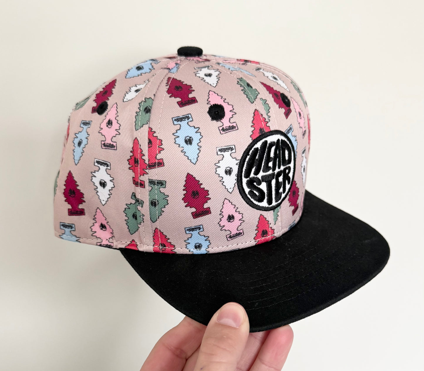 Headster Beige & Colorful Air Freshener Trees SnapBack Hat (52CM)