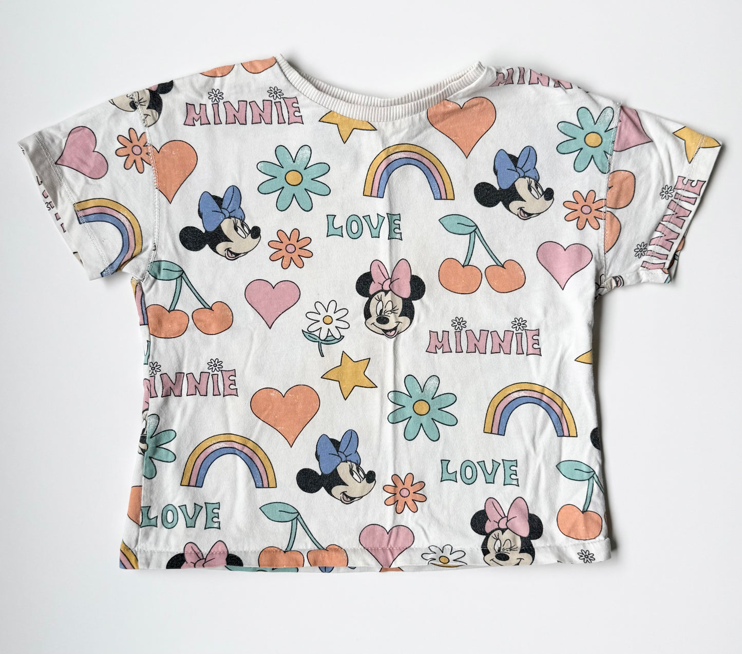 Zara x Disney White Minnie & Trinkets T-Shirt (18-24 Months)
