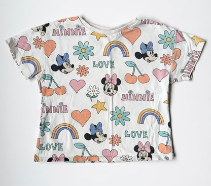 Zara x Disney White Minnie & Trinkets T-Shirt (18-24 Months)