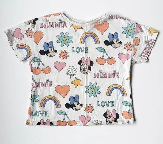 Zara x Disney White Minnie & Trinkets T-Shirt (18-24 Months)