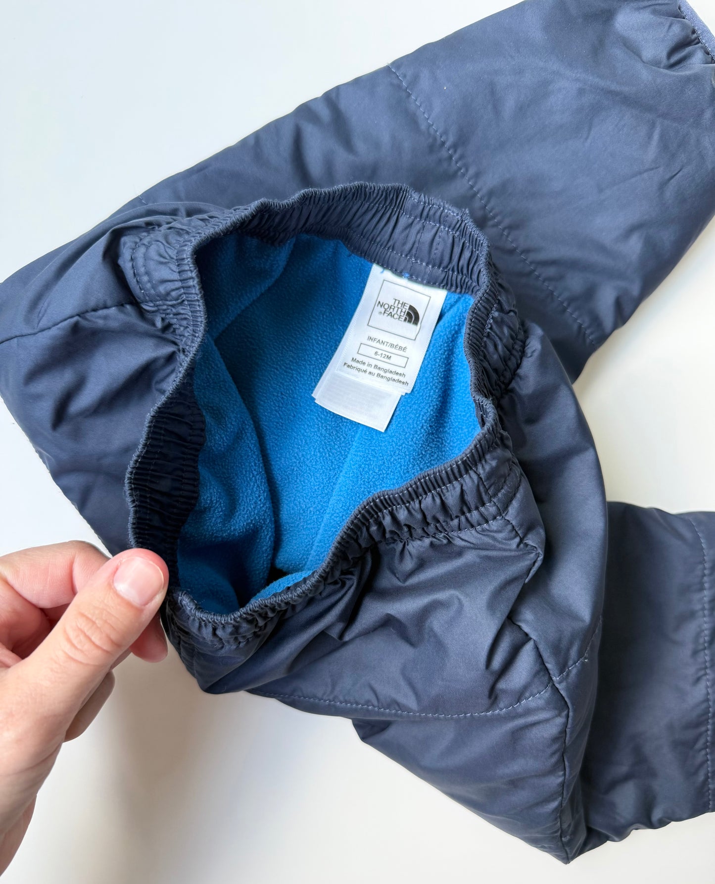 The North Face Navy Puffer Perrito Snow Pants (6-12 Months)