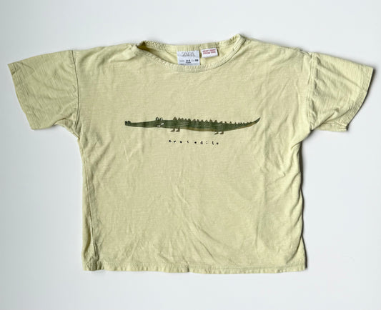 Zara Yellow Crocodile T-Shirt (2-3 Years)