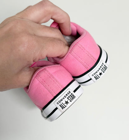Converse Hot Pink Stretch Lace Sneakers (6)