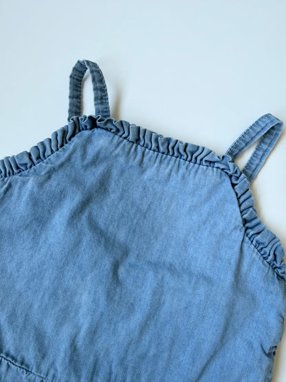Cat & Jack Jean Tank Romper (4T)