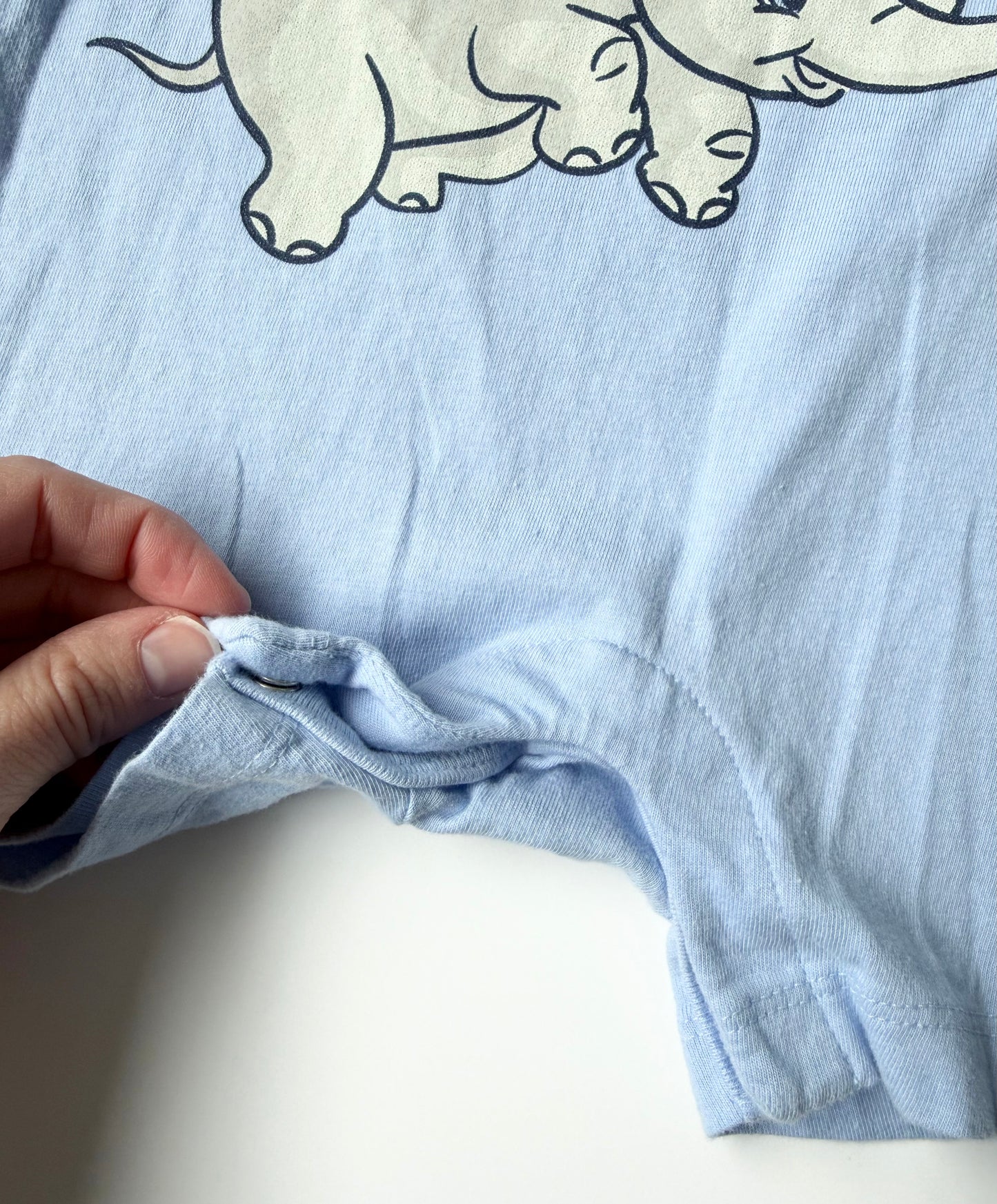 Baby Gap x Disney Blue Dumbo Shorty Romper (18-24 Months)