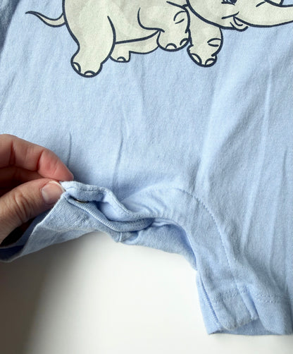 Baby Gap x Disney Blue Dumbo Shorty Romper (18-24 Months)