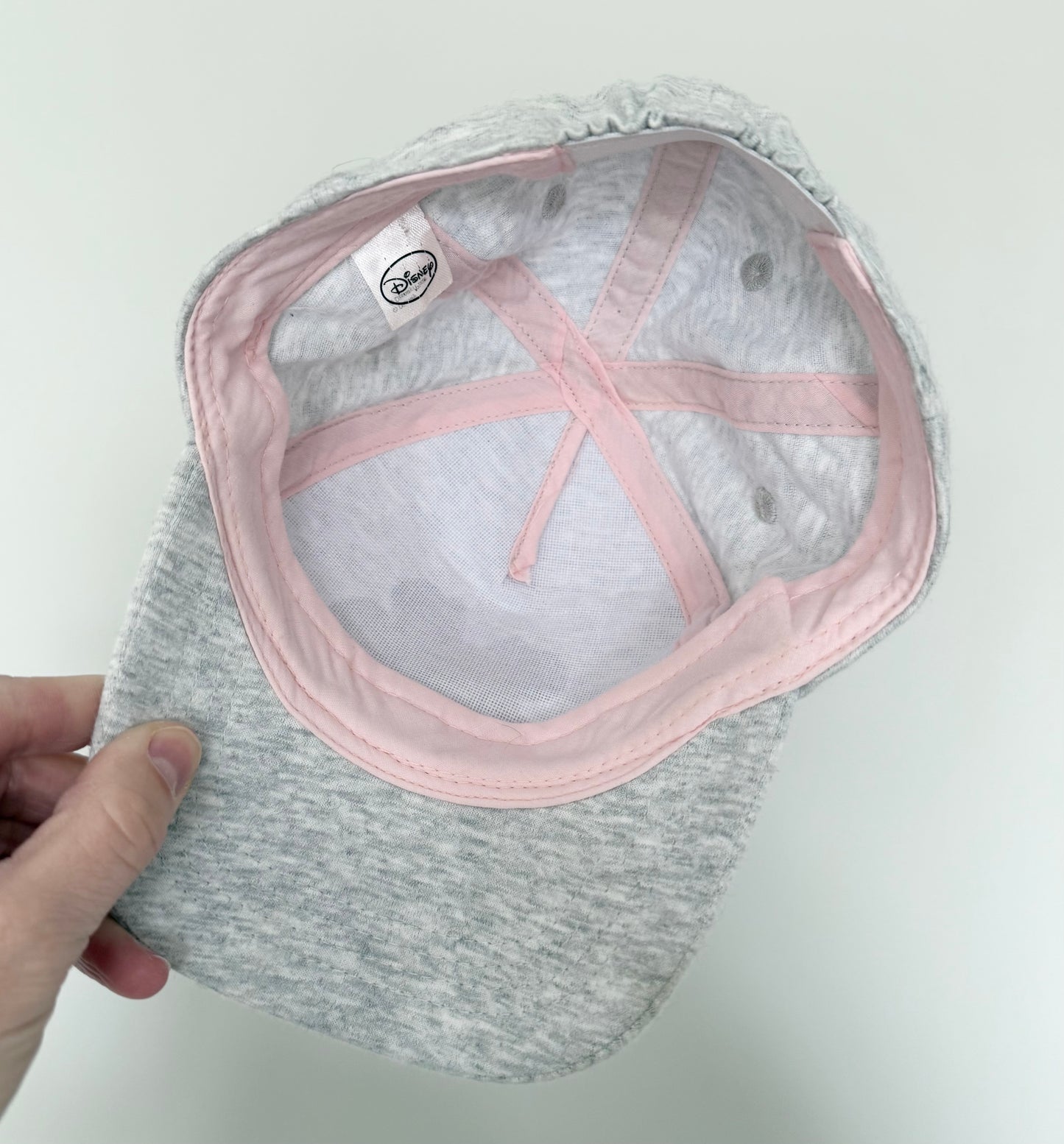 H&M Disney Heather Grey Minnie Mouse Cheetah Bow Ball Cap (12-24 Months)