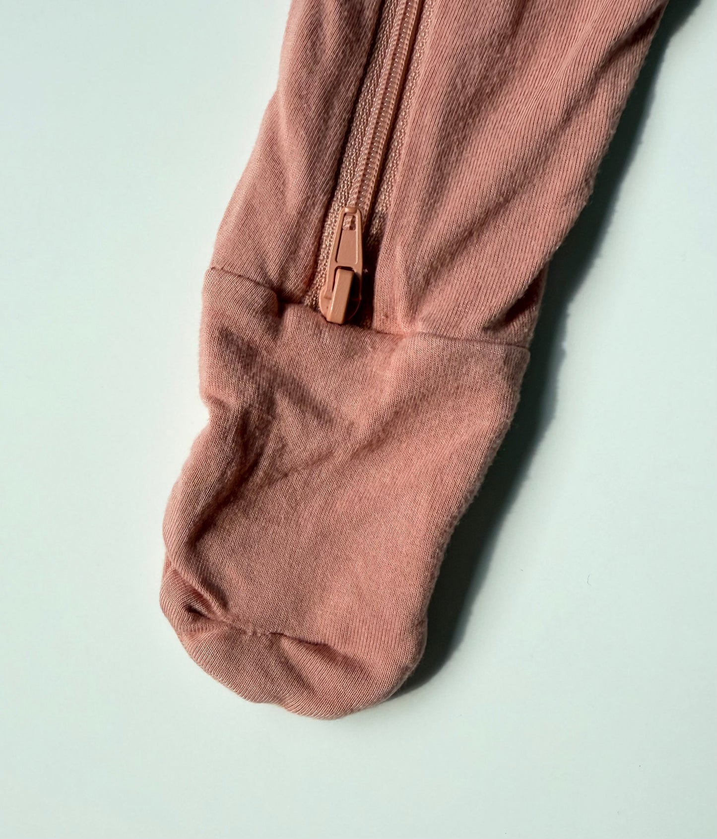 Kyte Terracotta Zipper Footie Sleeper (3-6 Months)