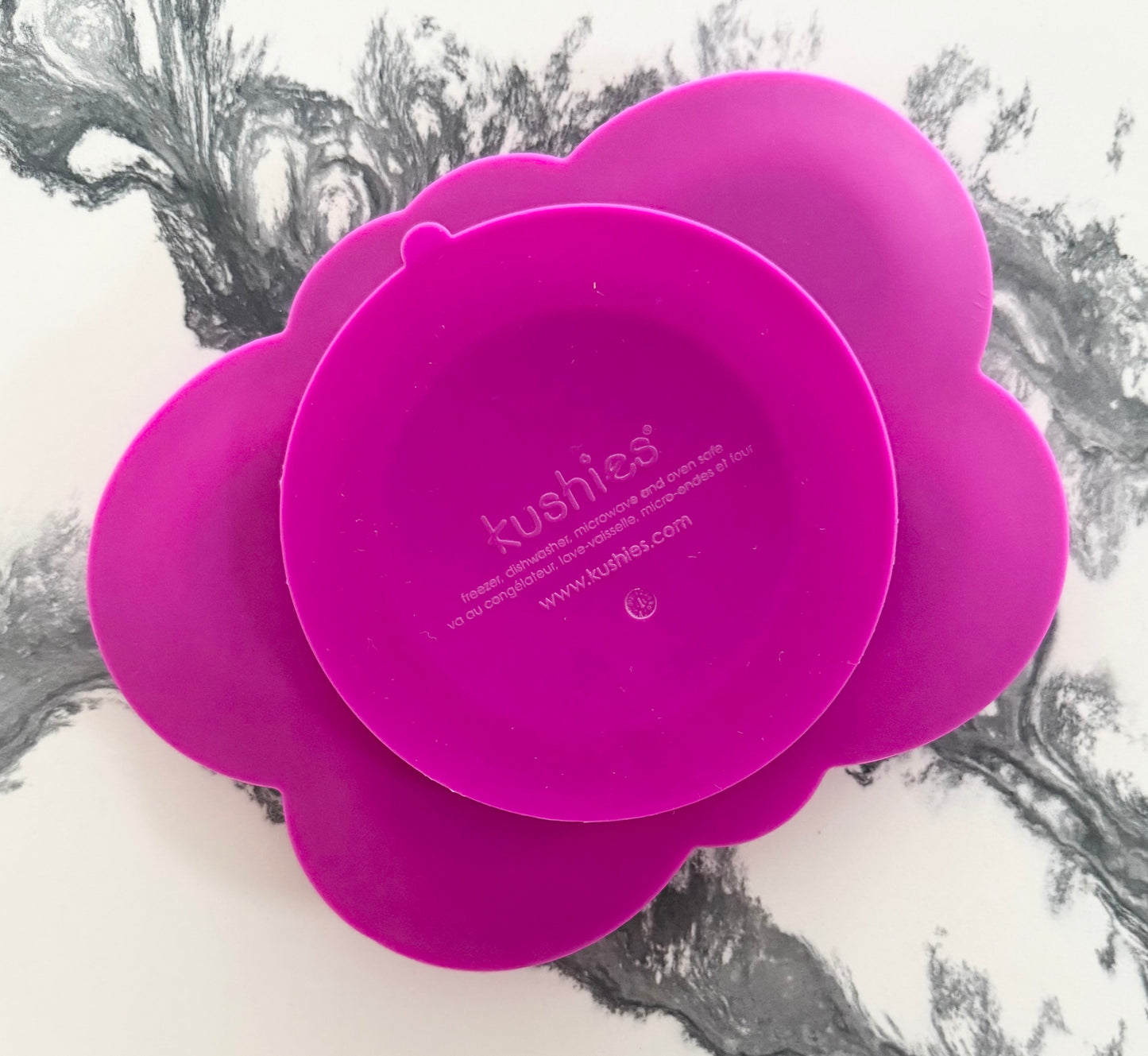 Kushies Purple Butterfly Suction Plate