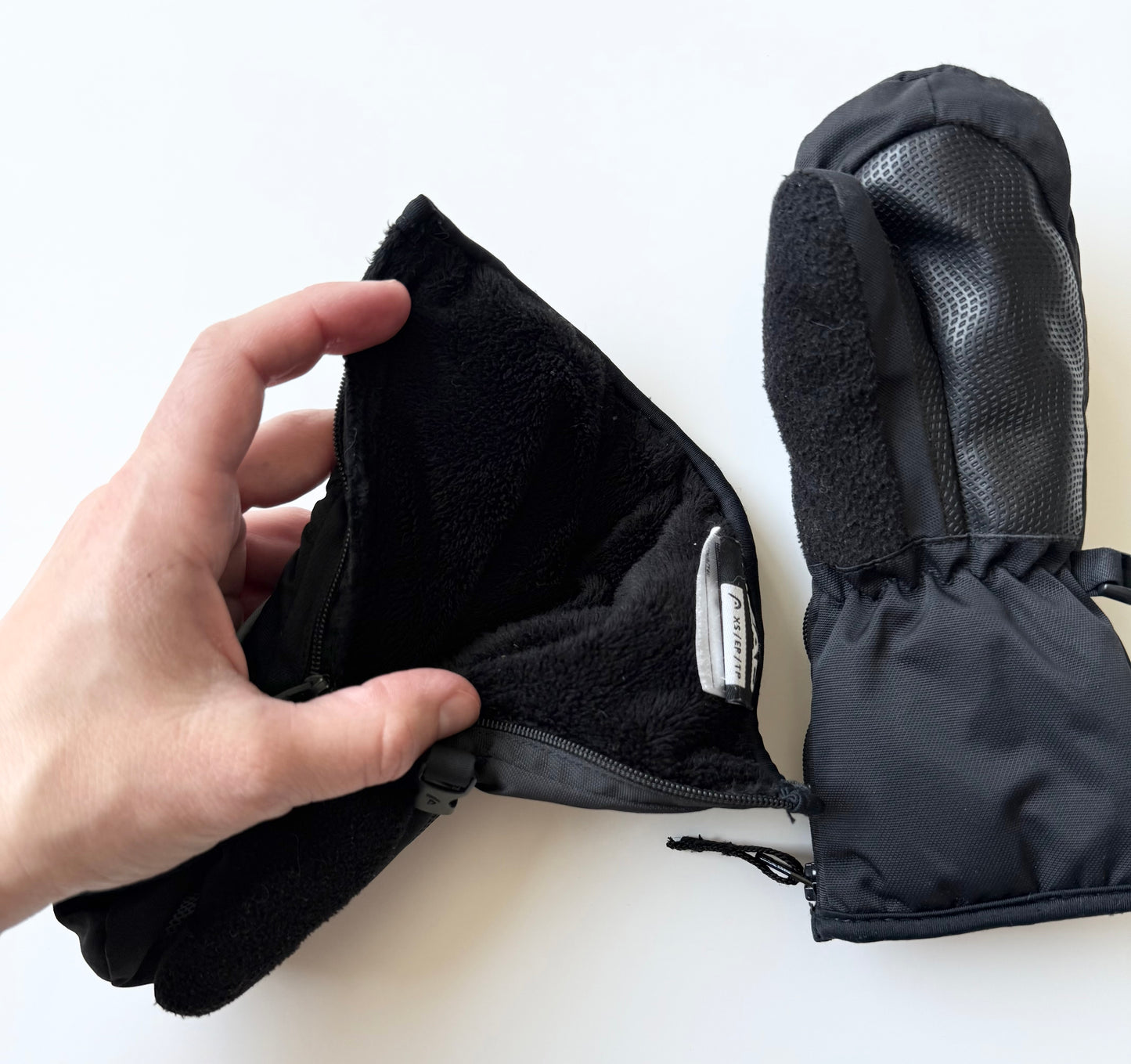 Head Junior Black Ski Mittens - Extra Small (2-4 Years)