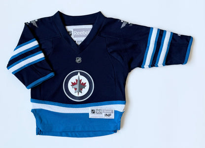 Winnipeg Jets Blue Reebok Hockey Jersey (12-24 Months)