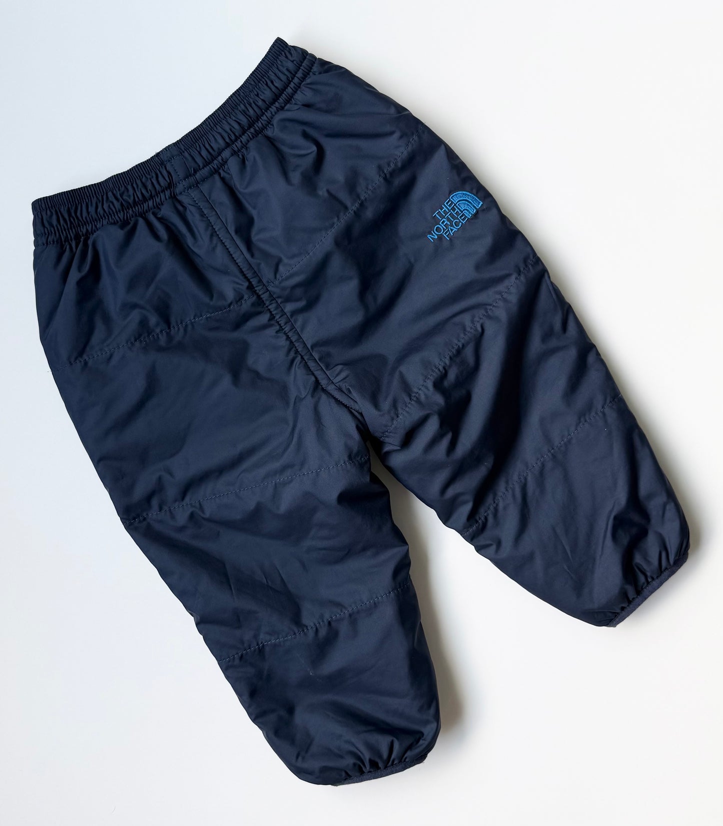 The North Face Navy Puffer Perrito Snow Pants (6-12 Months)