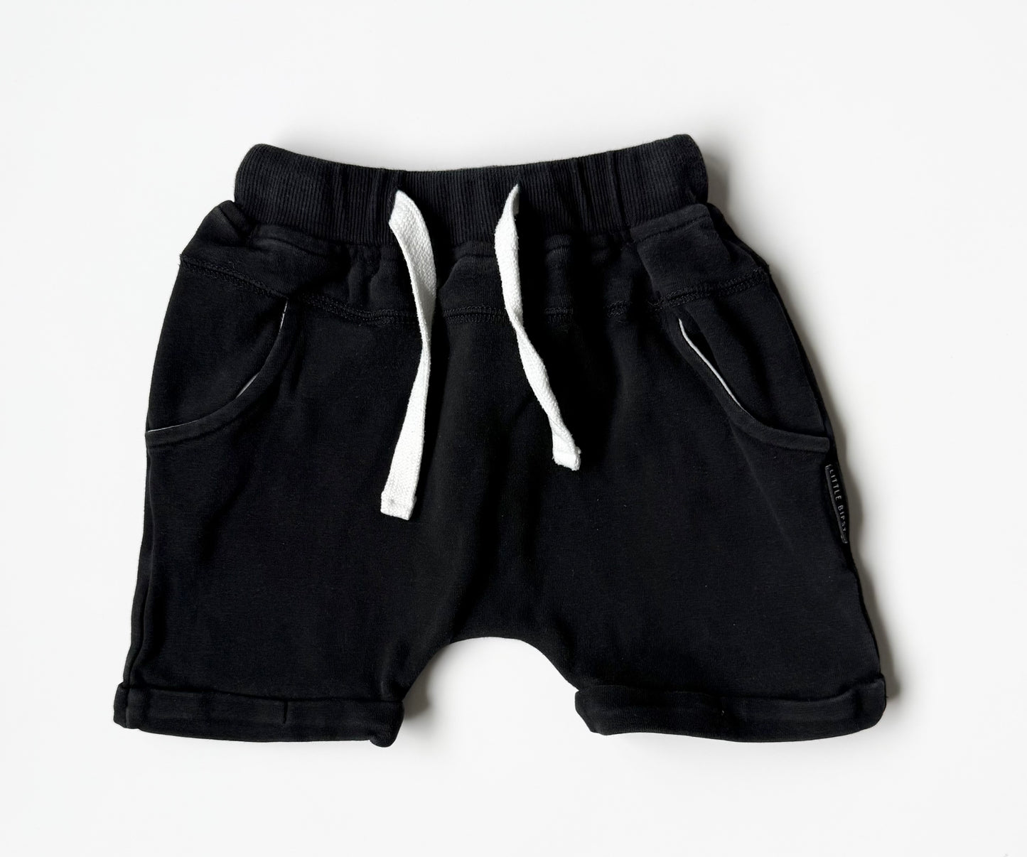 Little Bipsy Black Shorts (2T-3T)