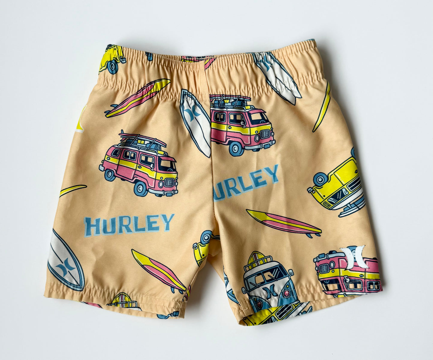 Hurley Yellow Surf Van Swim Trunks (2T)